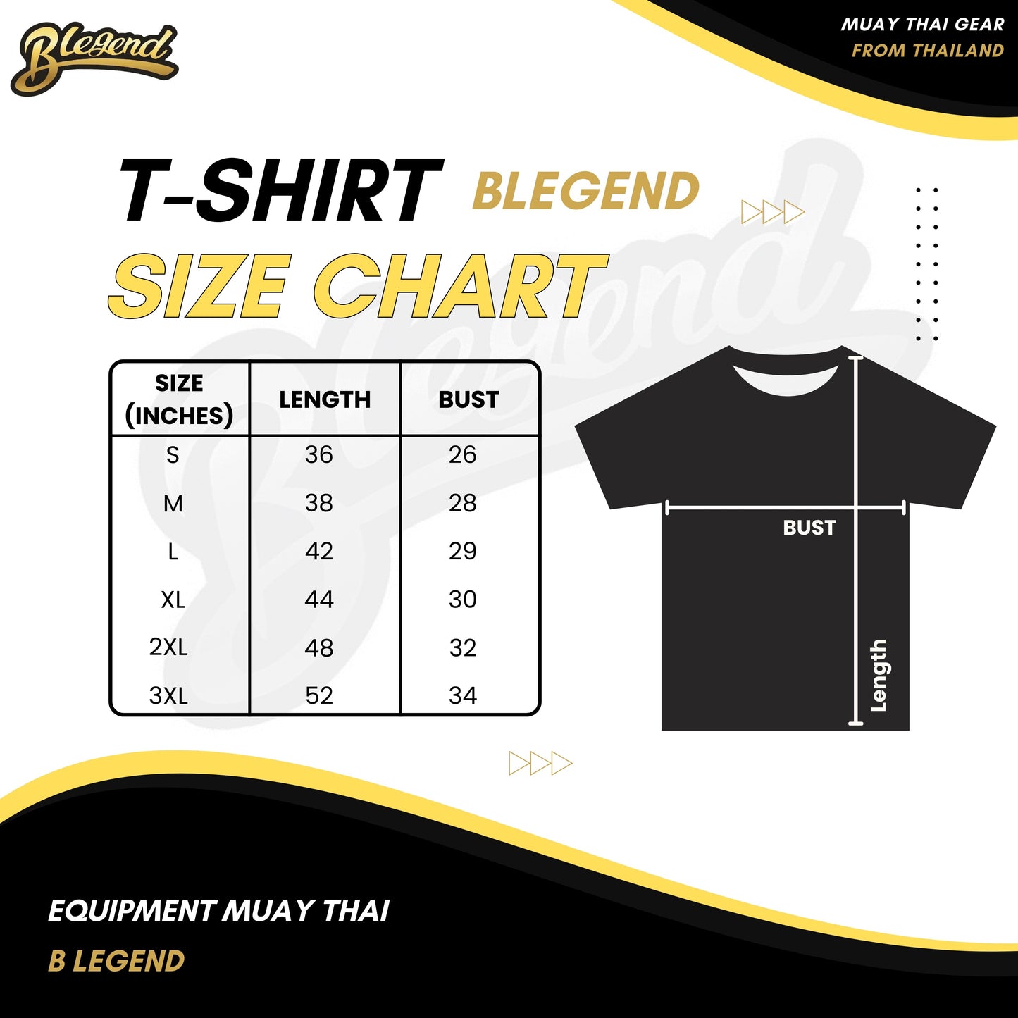 Blegend Nak Muay Dry-fit Muay Thai T-shirt Black