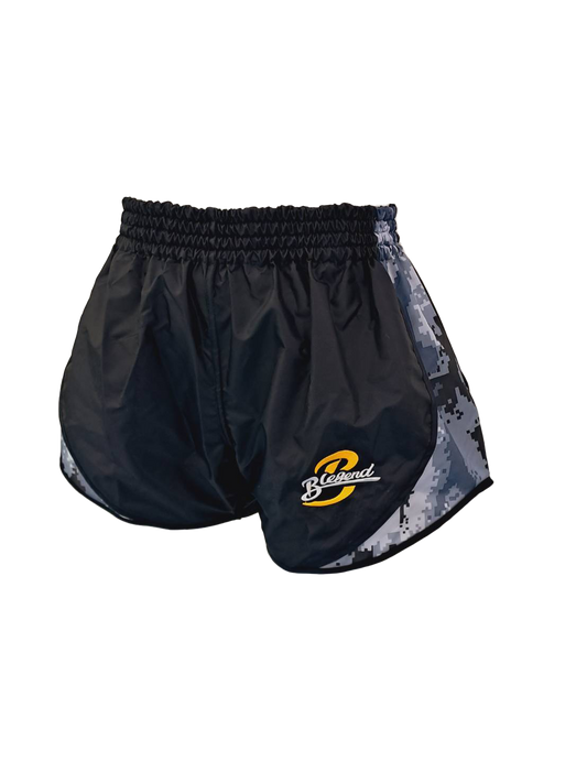 Blegend Boxing Shorts Powerhouse Black Blue Camo