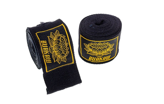 Buakaw Handwraps Black