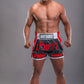 Buakaw Shorts BFG1-4 BLACK WHITE RED Buakaw