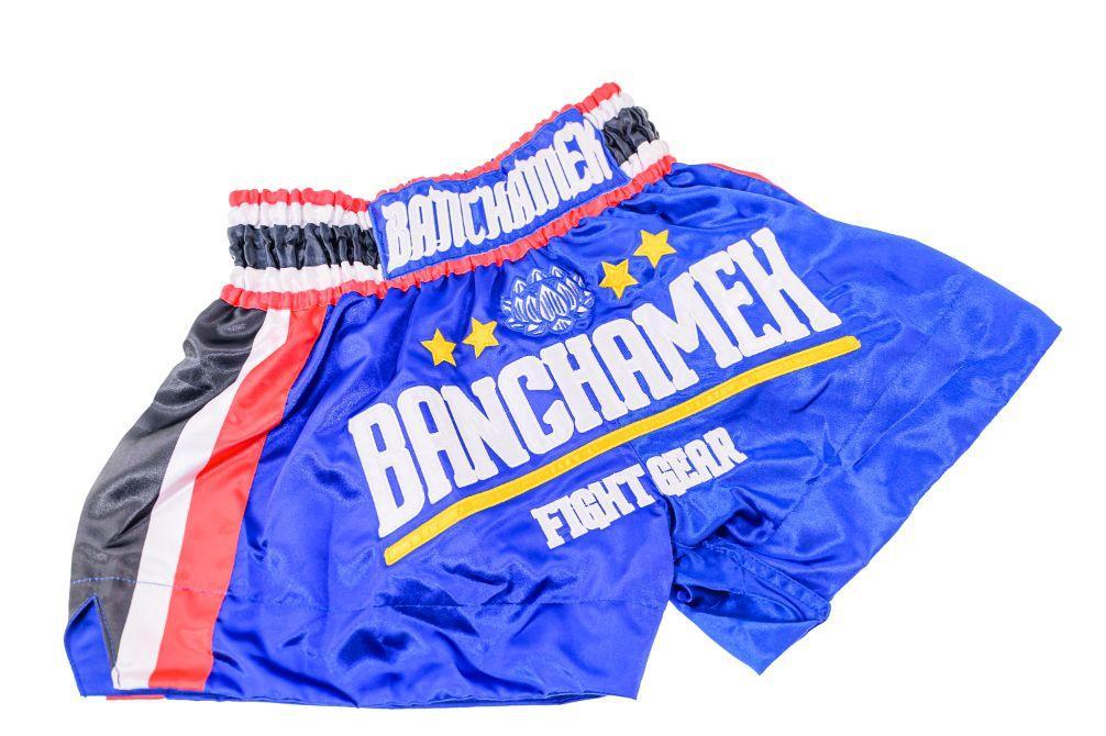 Buakaw Shorts BFG4-1 BLUE/WHITE /BLACK - SUPER EXPORT SHOP