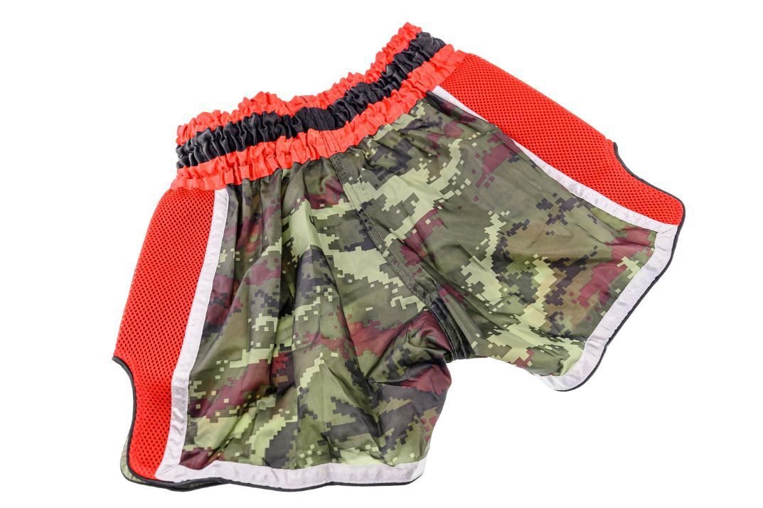 Buakaw Shorts BFG5-2 CAMO RED - SUPER EXPORT SHOP