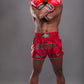 Buakaw Shorts BSH1 RED GOLD - SUPER EXPORT SHOP