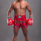 Buakaw Shorts BSH1 RED GOLD - SUPER EXPORT SHOP