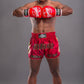 Buakaw Shorts BSH1 RED GOLD - SUPER EXPORT SHOP