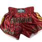 Buakaw Shorts BSH1 RED GOLD - SUPER EXPORT SHOP