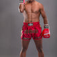 Buakaw Shorts BSH1 RED GOLD - SUPER EXPORT SHOP