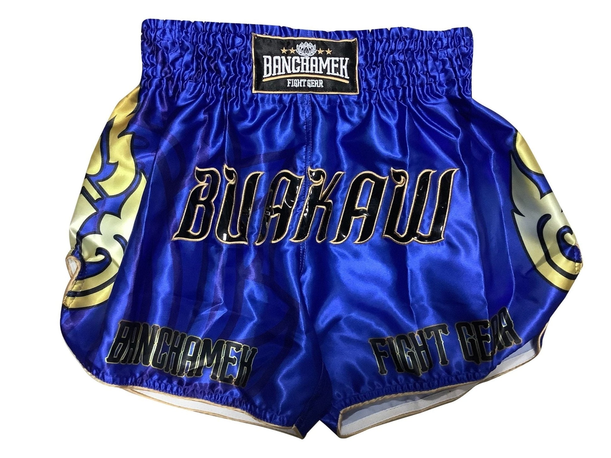 Buakaw Shorts BSH7 BLUE GOLD - SUPER EXPORT SHOP