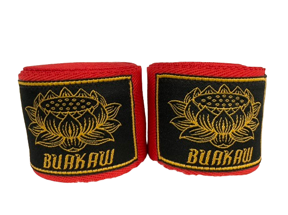 Buakaw Handwraps Red