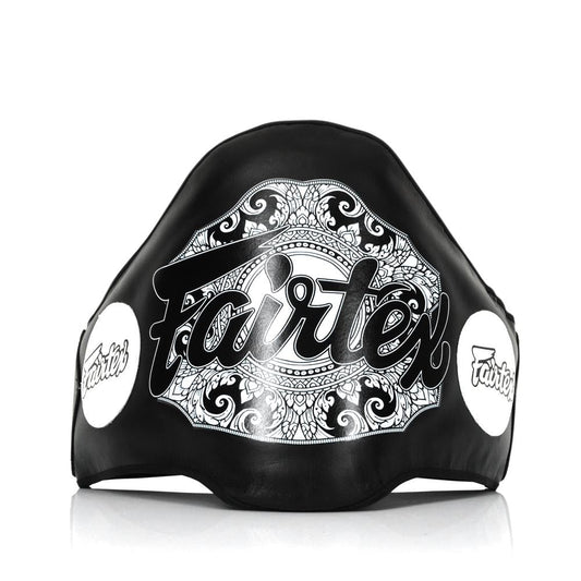 Fairtex Belly Pad Leather BPV2 Black