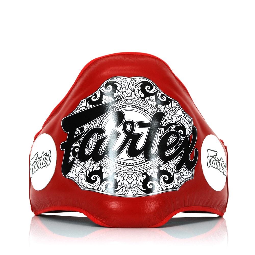 Fairtex Belly Pad Leather BPV2 Red