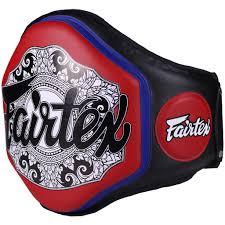 Fairtex BPV3 Black/Red Belly Pad Light Weight