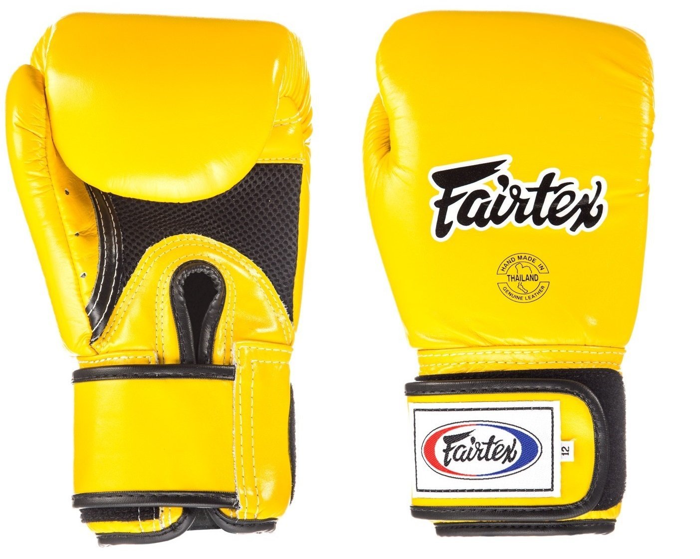 Fairtex Boxing Gloves BGV1 "Breathable" Yellow - SUPER EXPORT SHOP