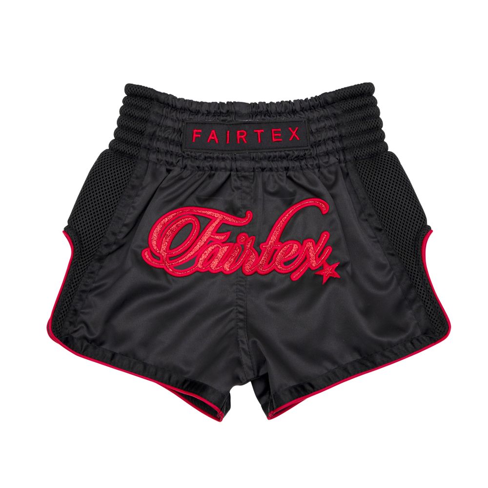 Fairtex Boxing Shorts for Kids - BSK2104 "Midnight Red" Fairtex