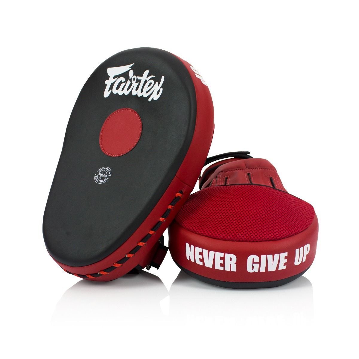 Fairtex Focus Mitts FMV13 Black/Red  "Micro Fiber"