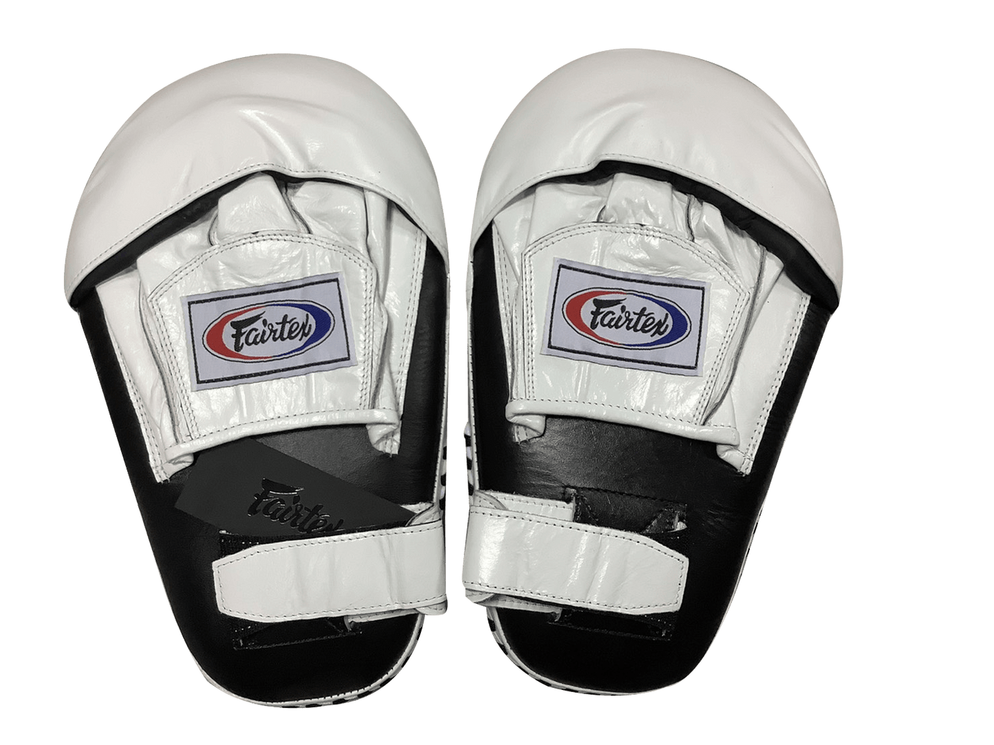 Fairtex Focus Mitts Pro Angular  FMV8 White/Black Fairtex