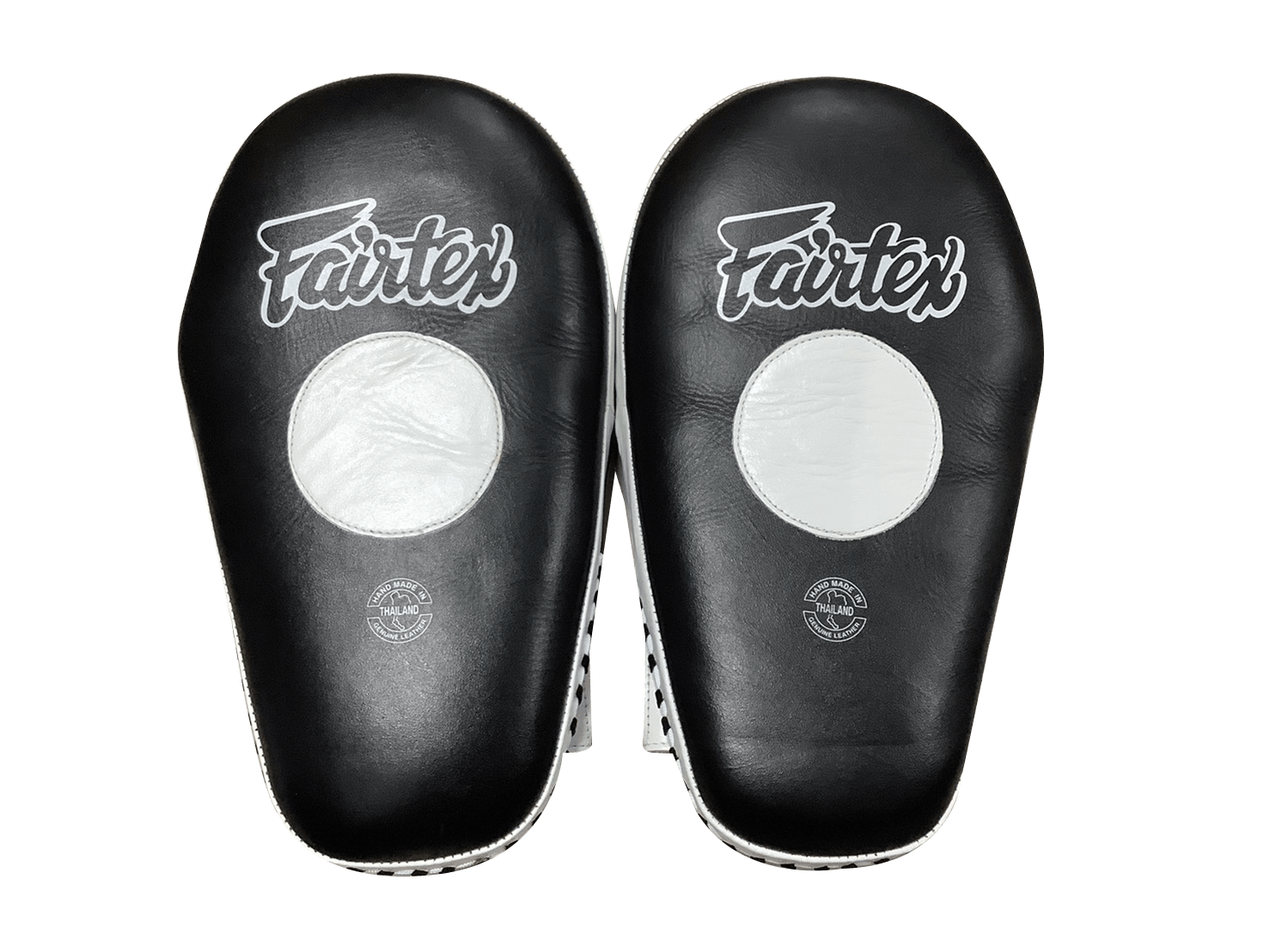 Fairtex Focus Mitts Pro Angular  FMV8 White/Black Fairtex