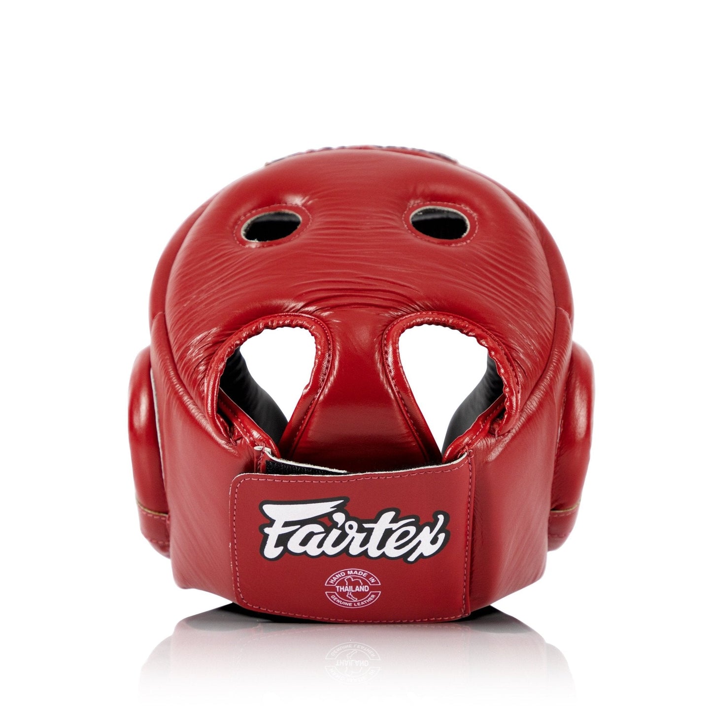 Fairtex Headguard MUAY THAI COMPETITION STYLE HG6 RED