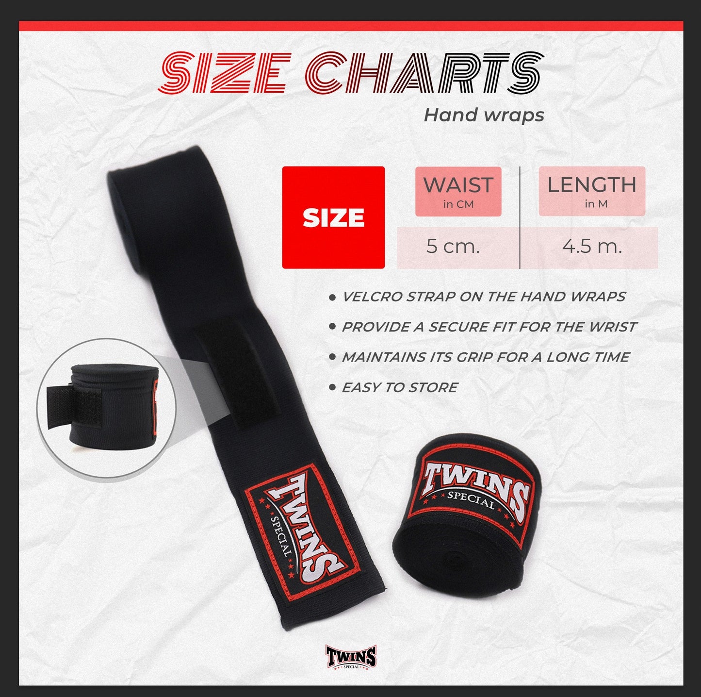 Twins Special Handwraps CH5 Light Blue