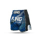 King Pro Boxing Shorts New Wave Blue