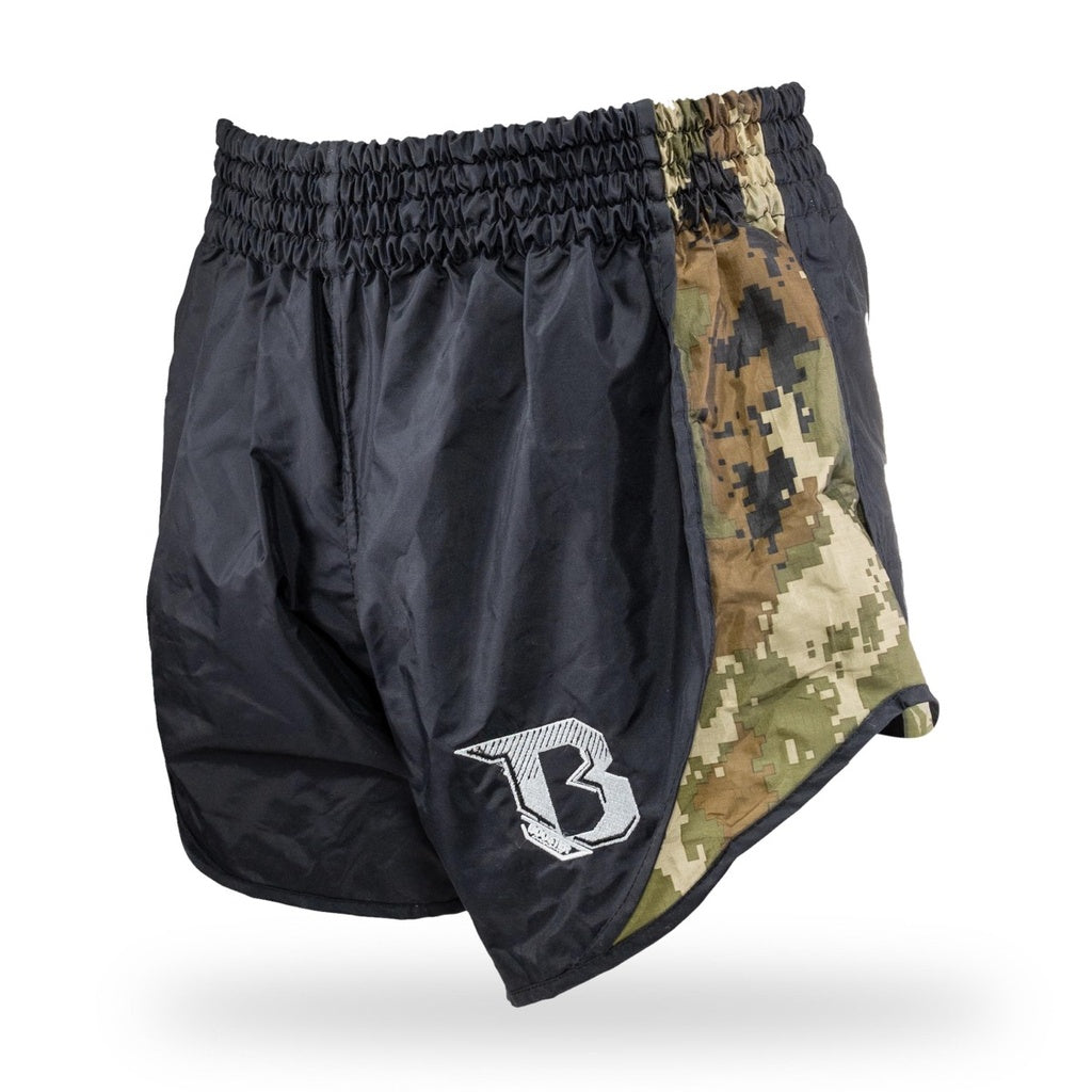 BOOSTER SHORTS Retro Hybrid BL/Camo Green