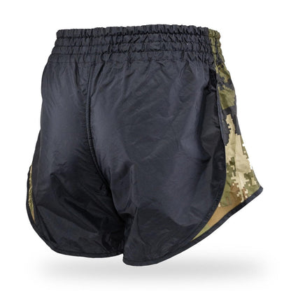 Booster Shorts Retro Hybrid BL/Camo Green