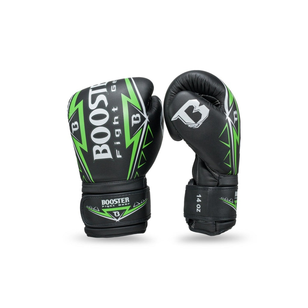 Booster Boxing Gloves WAR SERIES Black Green