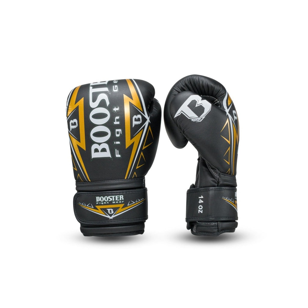 Booster Boxing Gloves WAR Series Black Gold