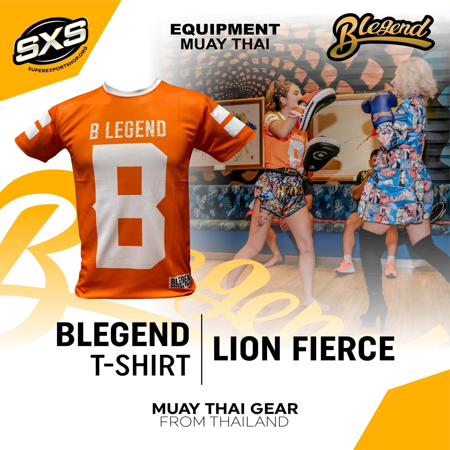 Blegend T-shirt Lion Fierce