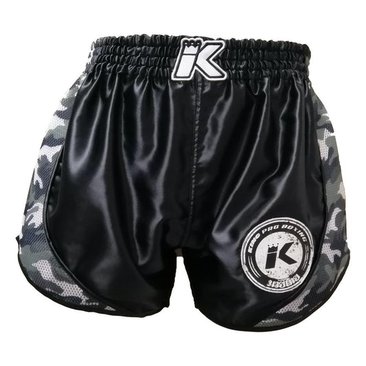 King Pro Shorts Trunks Retro Mesh 2 Black Camo Green