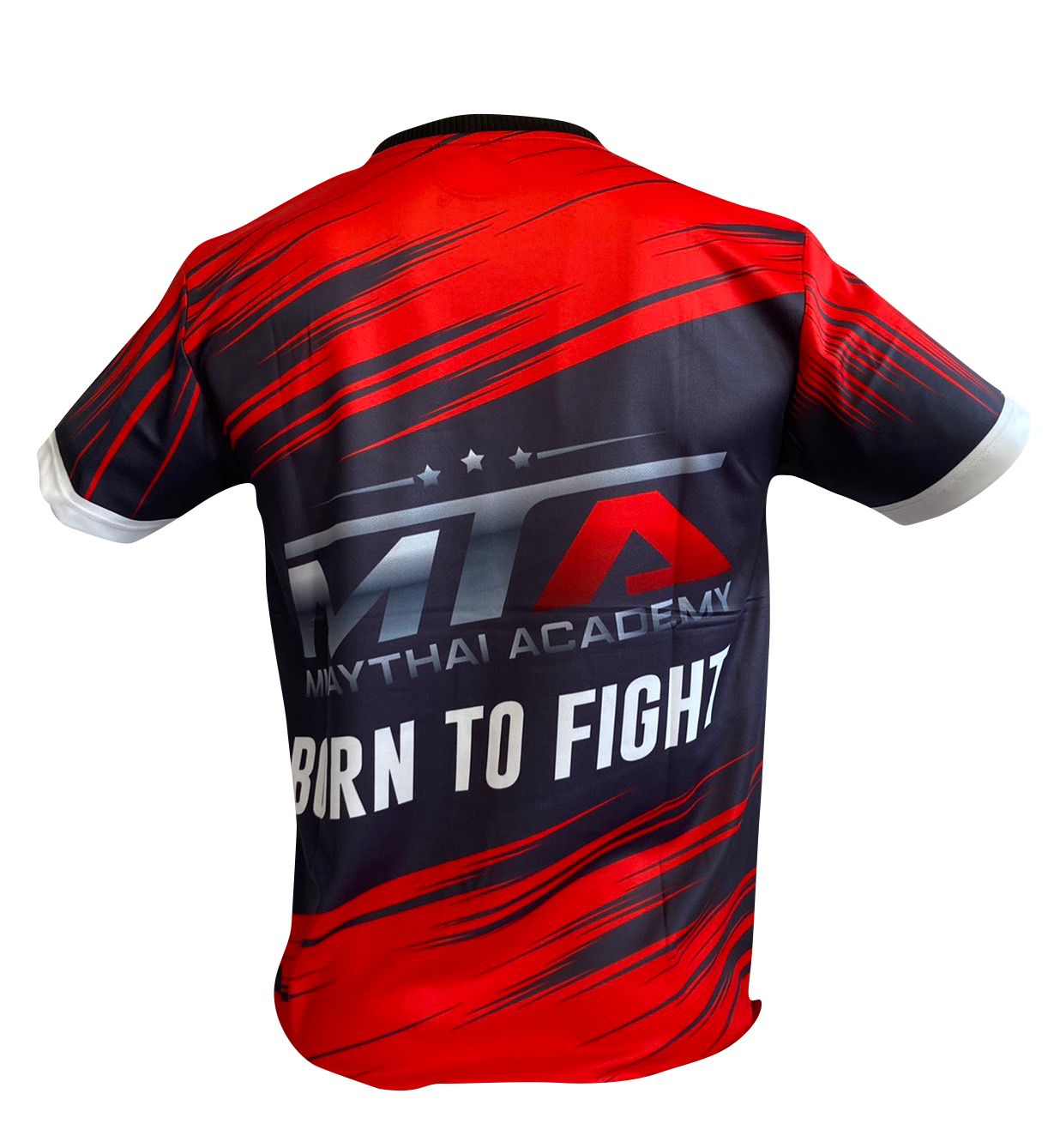 MTA Muay Thai T-shirt Born to fight Red Thunder - SUPER EXPORT SHOP