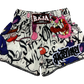 Raja Muay Thai Shorts Cute Monster R02