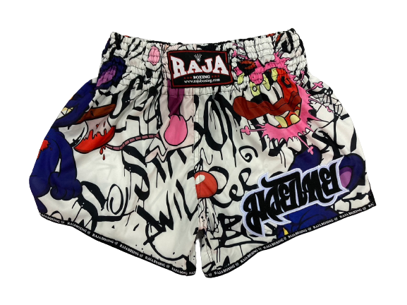 Raja Muay Thai Shorts Cute Monster R02