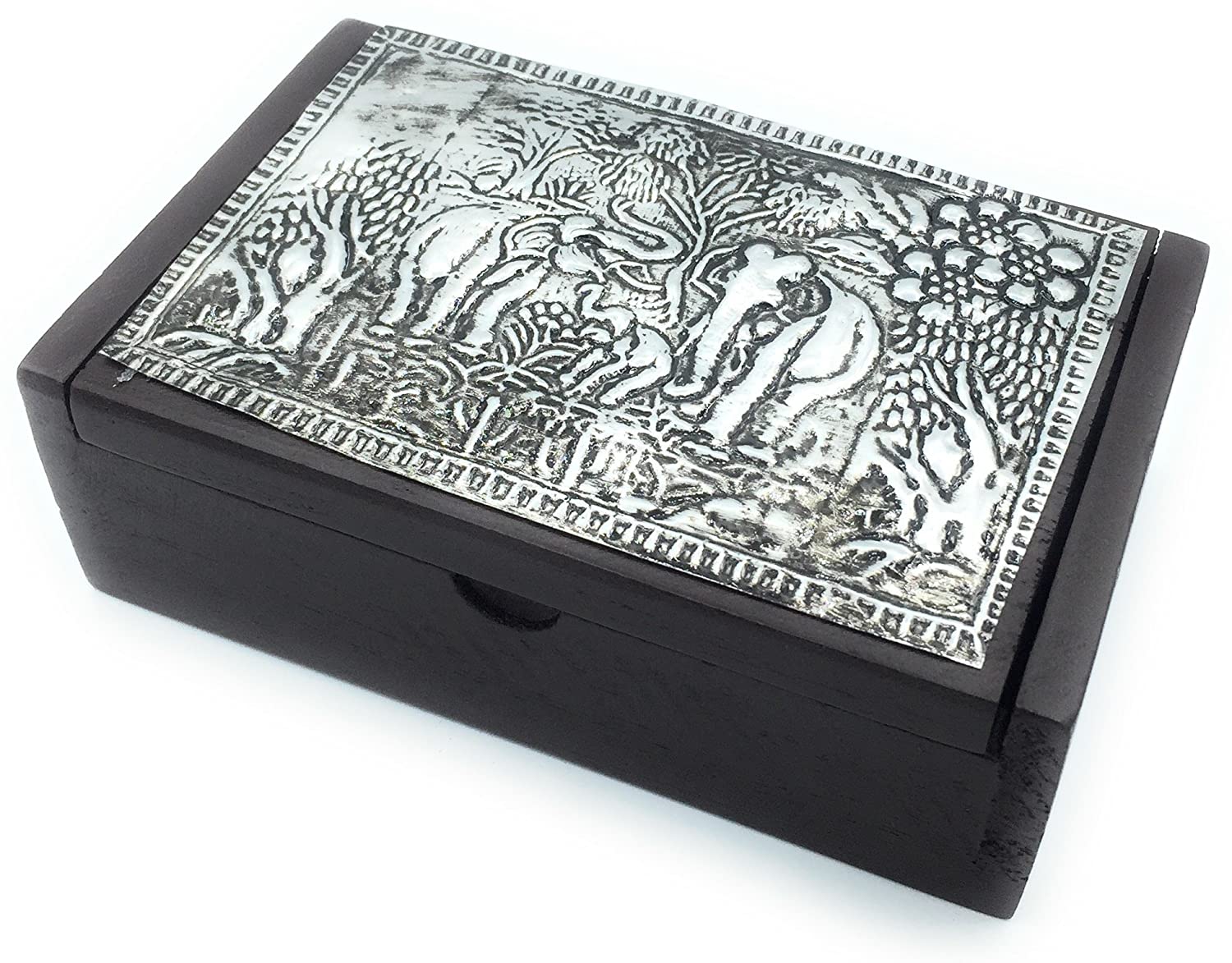 Thai Vintage Wooden Card box