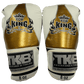 Top King Boxing Gloves "Empower" NO AIR TKBGEM-01 White(Gold) - SUPER EXPORT SHOP