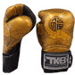 Top King Boxing Gloves TKBGCT-CN01 Black with "FOOK" & "DOUBLE HAPPINESS" Top King