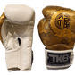 Top King Boxing Gloves TKBGCT-CN01 White with "FOOK" & "DOUBLE HAPPINESS" - SUPER EXPORT SHOP