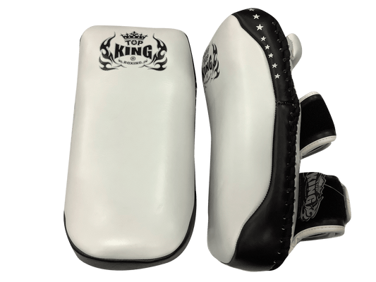 Top King Kicking Pads TKKPE (Curve) White/Black