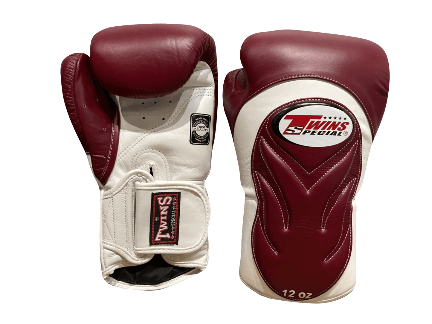 Twins Special BGVL6 White Maroon BOXING GLOVES