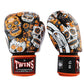 Twins Special BOXING GLOVES FBGVL3-53 SKULL ORANGE/BLACK