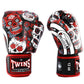 Twins Special BOXING GLOVES FBGVL3-53 SKULL RED/BLACK