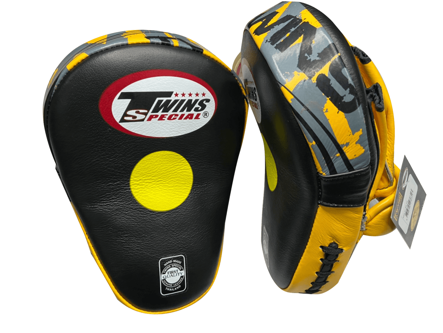 Twins Special Focus Mitts PML 10 Black Yellow - SUPER EXPORT SHOP