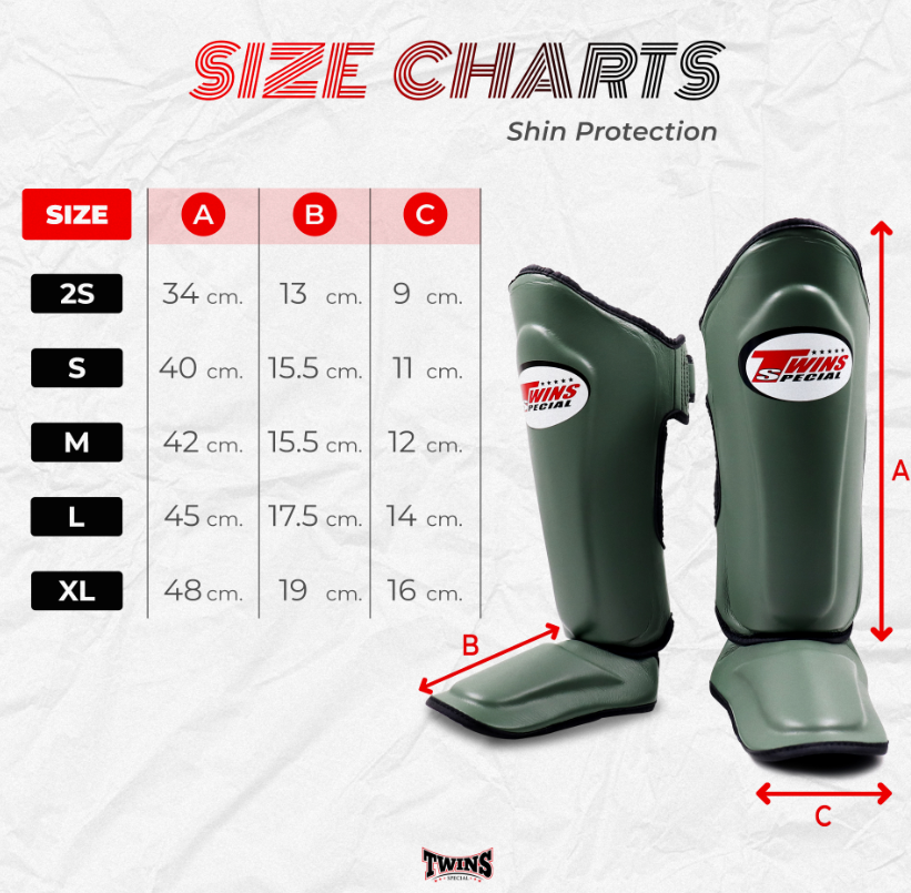 Twins Special Shin Guards SGL10 Orange